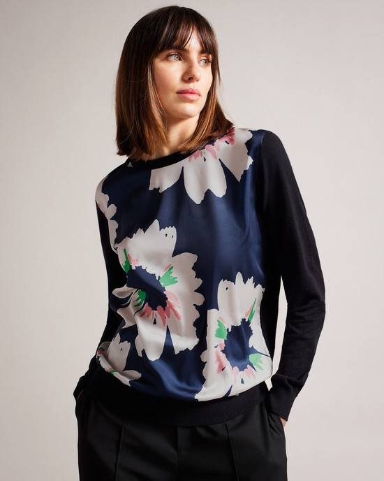 Jumpers Ted Baker Marola Donna Blu Marino | CKSRH4081