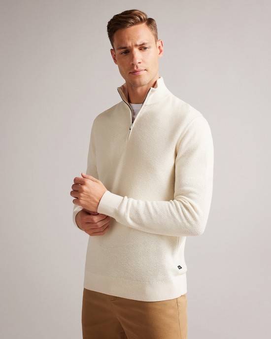 Jumpers Ted Baker Meaddo Uomo Beige | BCWPU4061