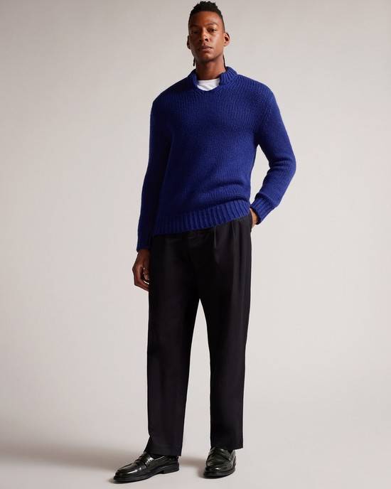 Jumpers Ted Baker Opsida Uomo Blu | OMIHE5127