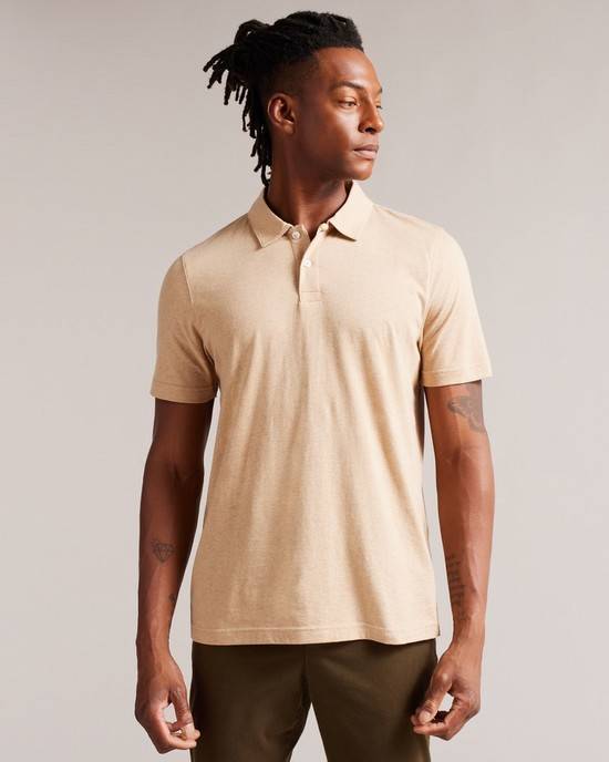 Magliette Polo Ted Baker Polsden Uomo Marroni | HJFPO3214