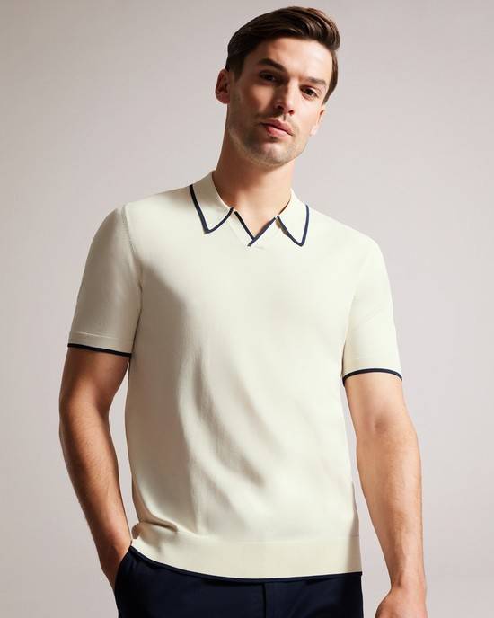 Magliette Polo Ted Baker Stortfo Uomo Grigie | VYJIN8765