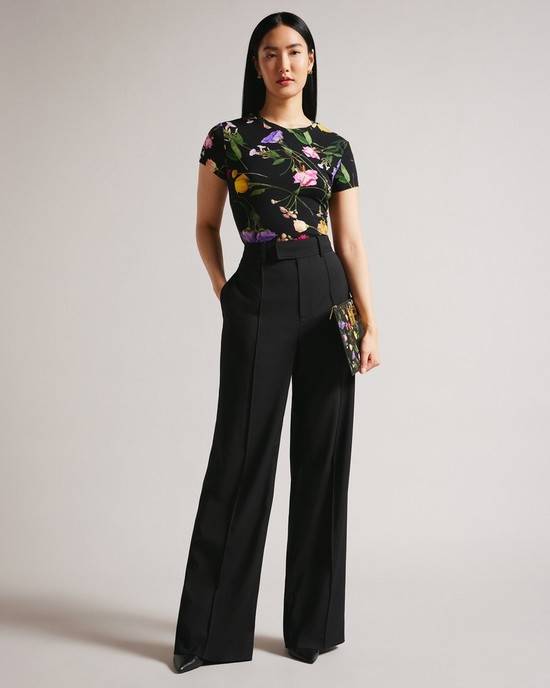 Magliette Ted Baker Vikina Donna Nere | THXDM8194