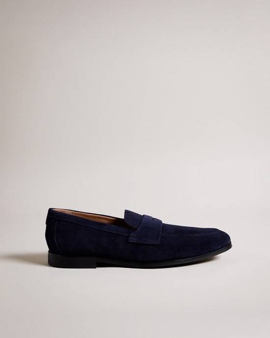Mocassini Ted Baker Adlerrs Uomo Blu Marino | TIDHF7563