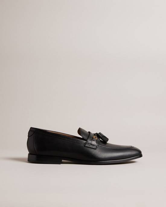 Mocassini Ted Baker Ainsly Uomo Nere | XCVIZ6248
