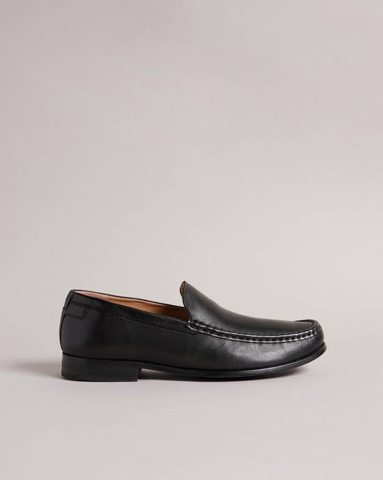 Mocassini Ted Baker Labi Uomo Nere | RIQVO6029