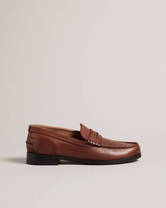 Mocassini Ted Baker Tirymew Uomo Marroni | HOUNA8290