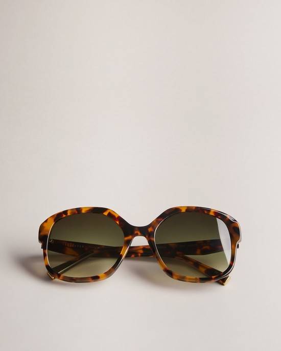 Occhiali da Sole Ted Baker Eeloise Donna Nere Arancioni | PCKRL9276
