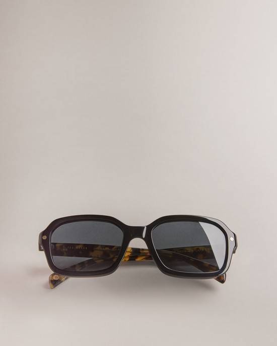 Occhiali da Sole Ted Baker Wyatty Uomo Nere | XKWGA4816