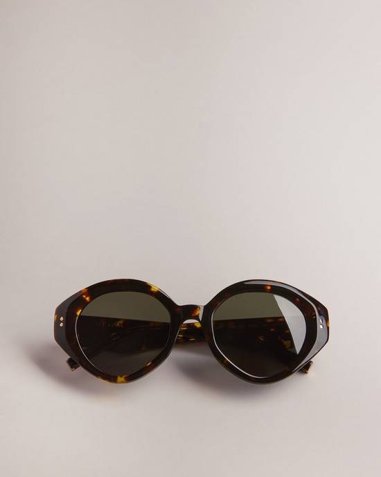 Occhiali da Sole Ted Baker Zaadiey Donna Nere Arancioni | VKRXZ3207