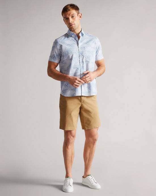 Pantaloncini Ted Baker Ashfrd Uomo Marroni | ICLWN6841
