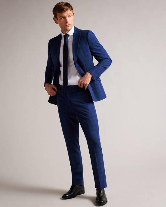 Pantaloni Ted Baker Apollot Uomo Blu Scuro | YJWPD0951