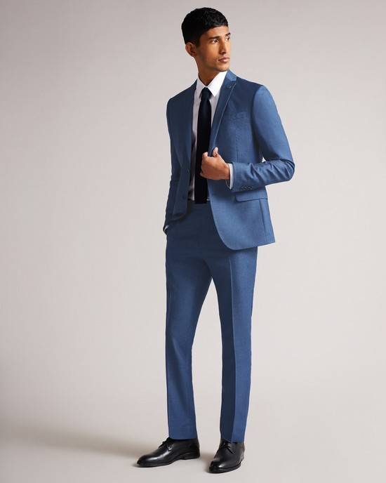 Pantaloni Ted Baker Camdetk Uomo Blu Chiaro | SOFJZ6430