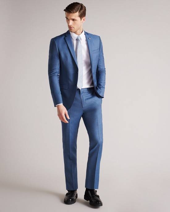 Pantaloni Ted Baker Camdets Uomo Blu Chiaro | HSFOP7496