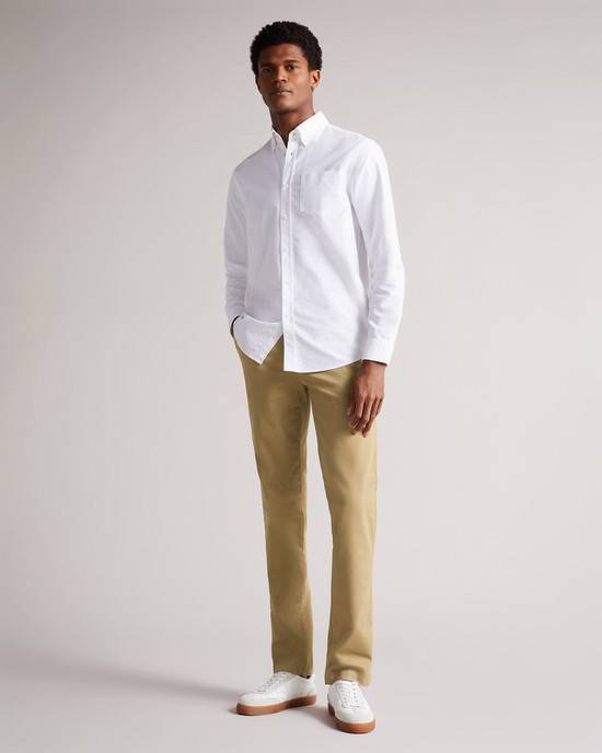 Pantaloni Ted Baker Genay Uomo Marroni | GCXSP5287