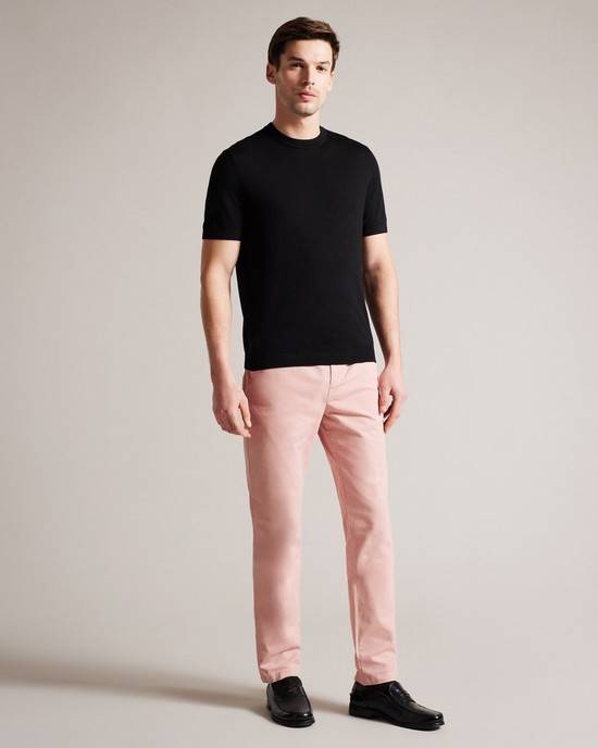 Pantaloni Ted Baker Genay Uomo Rosa | SDRXQ3984