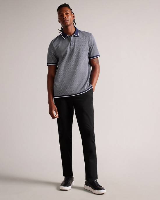 Pantaloni Ted Baker Genbee Uomo Nere | QLBVM6358