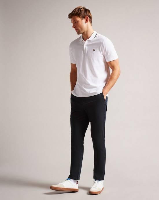 Pantaloni Ted Baker Haydae Uomo Blu Marino | PYQJI5026