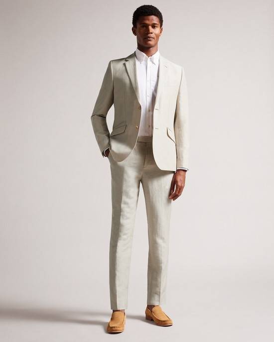 Pantaloni Ted Baker Lancet Uomo Grigie | JVHGD0831