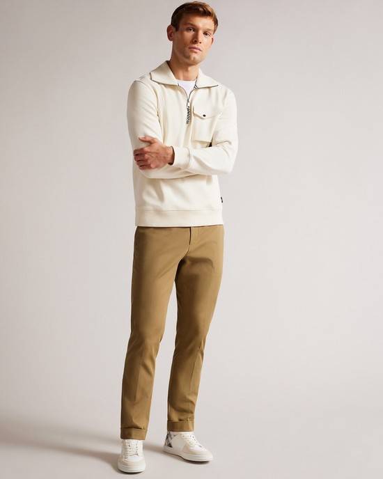 Pantaloni Ted Baker Leef Uomo Marroni Marroni | IMSXO9213