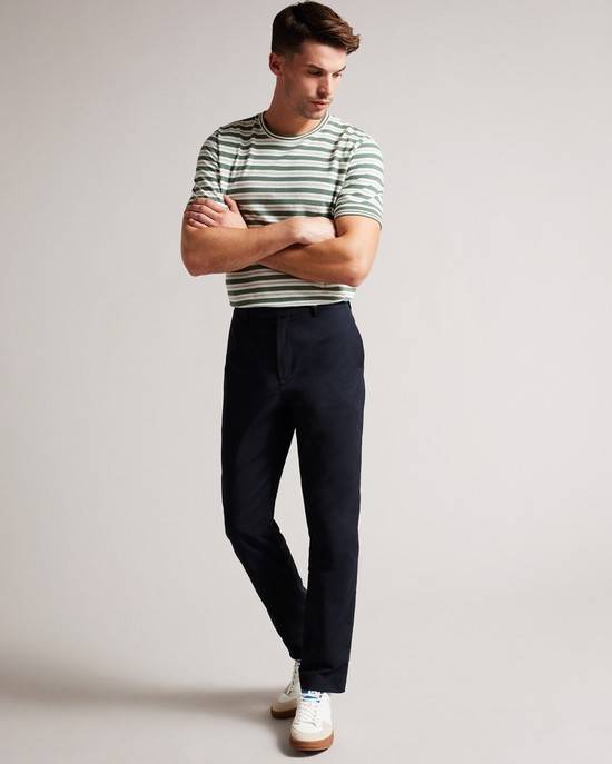 Pantaloni Ted Baker Lenard Uomo Blu Marino | VUNZG7804