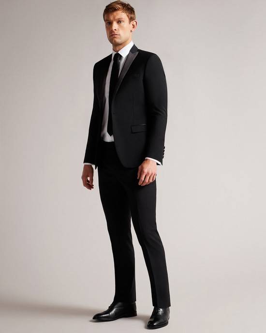 Pantaloni Ted Baker Pinets Uomo Nere | BNEMA2648