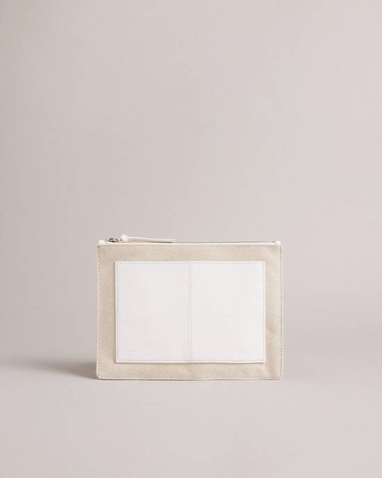 Pochette Ted Baker Aksina Donna Bianche | ZJQGR9025