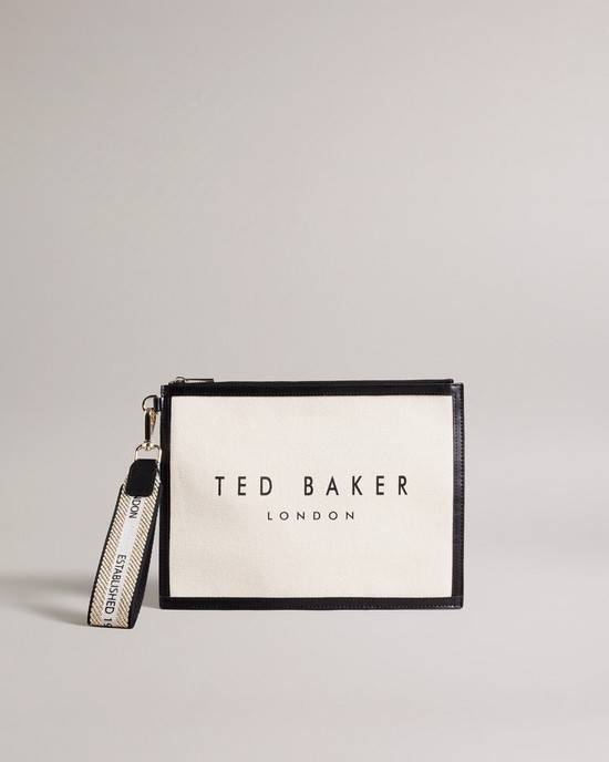 Pochette Ted Baker Vivtora Donna Beige Nere | ZTQVL5348