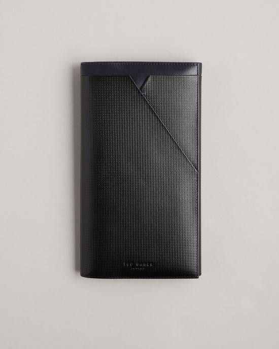 Portafogli Ted Baker Gurney Uomo Nere | ZTPOS1704