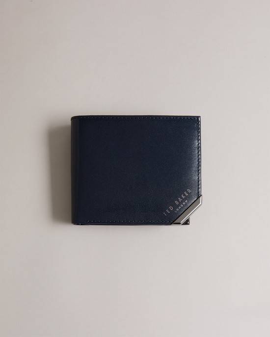 Portafogli Ted Baker Kornerr Uomo Blu Marino | MSJRY8210