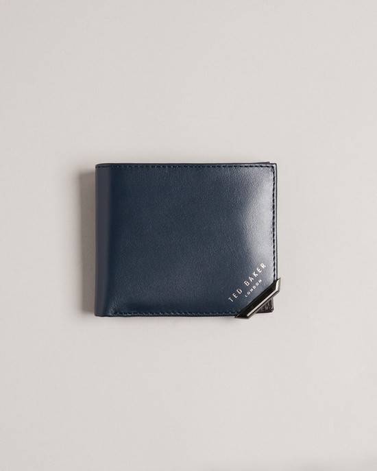 Portafogli Ted Baker Korning Uomo Blu Marino | UQCZD1356