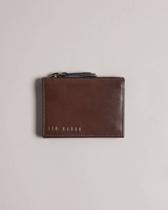 Portafogli Ted Baker Nator Uomo Marroni Cioccolato | RULPA1853