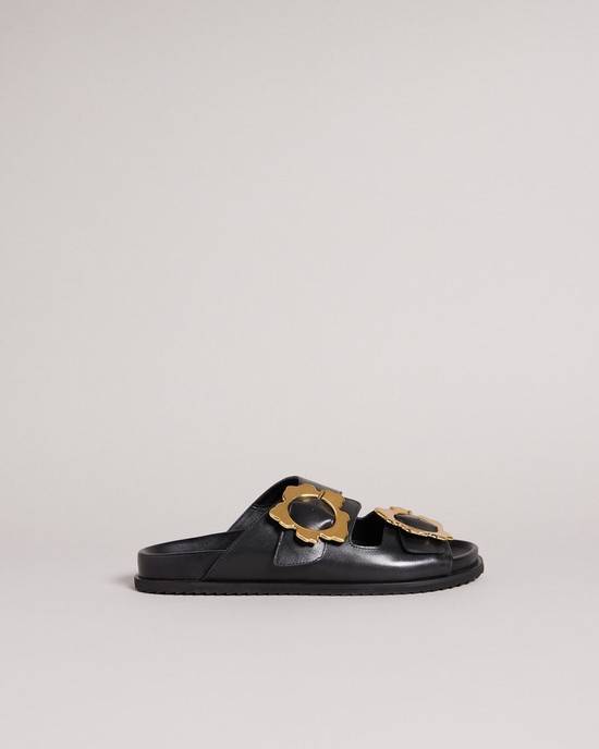 Sandali Ted Baker Flolah Donna Nere | QEPOI5267