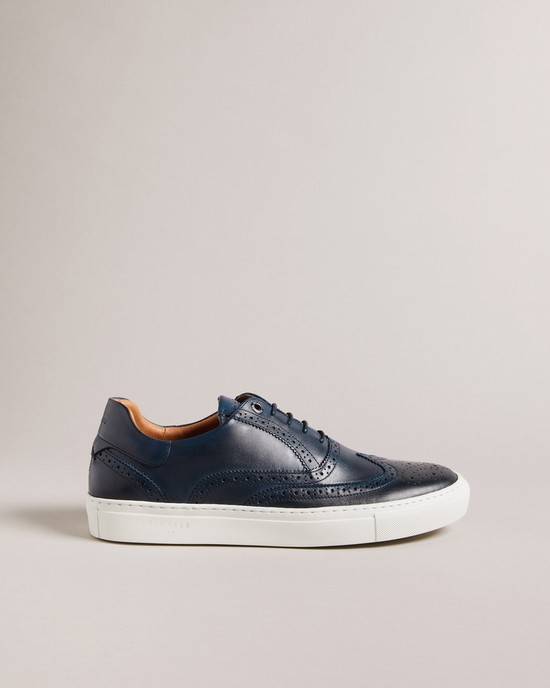 Scarpe Da Sera Ted Baker Dentton Uomo Blu | ZQJIV0786