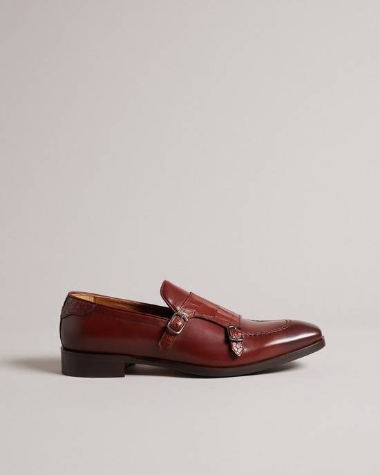 Scarpe Da Sera Ted Baker Seyie Uomo Marroni Cioccolato | CNGWA9837