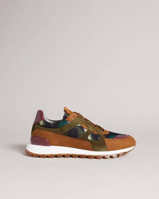 Scarpe Sportive Ted Baker Andraen Uomo Khaki | PZFDN4958