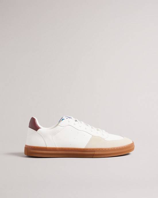 Scarpe Sportive Ted Baker Barkerl Uomo Bianche | KTFGI3685