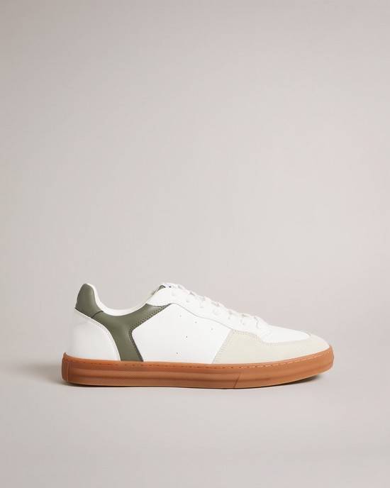 Scarpe Sportive Ted Baker Barkerl Uomo Verdi Scuro | YBQHA8075
