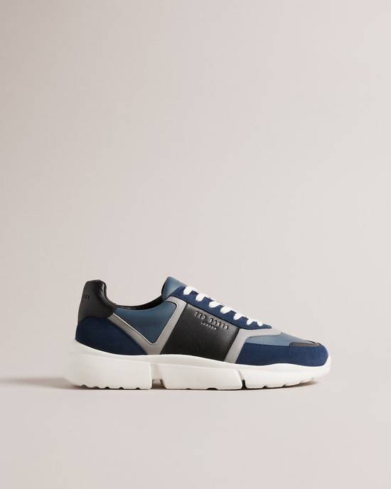 Scarpe Sportive Ted Baker Cecyle Uomo Blu Marino | UGIRD4830