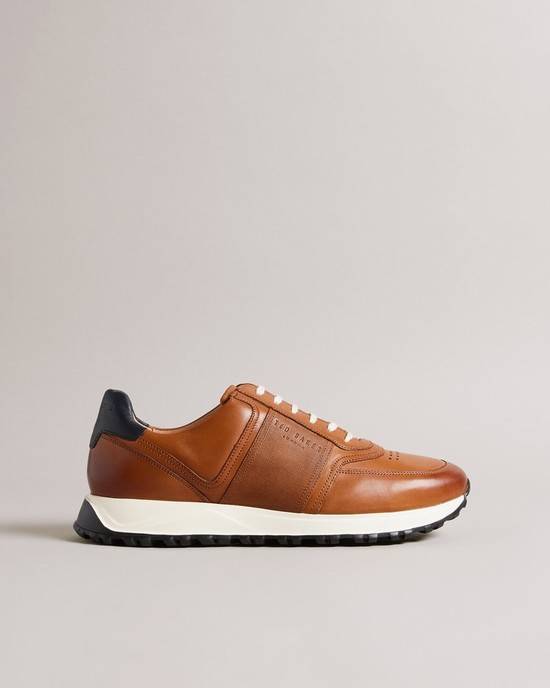 Scarpe Sportive Ted Baker Frayne Uomo Marroni | QDXGF9512