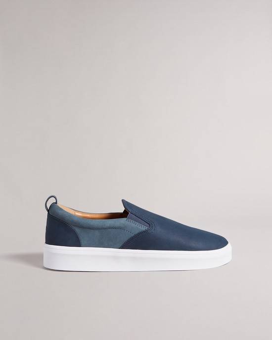Scarpe Sportive Ted Baker Simmon Uomo Blu Marino | TKEXS9836