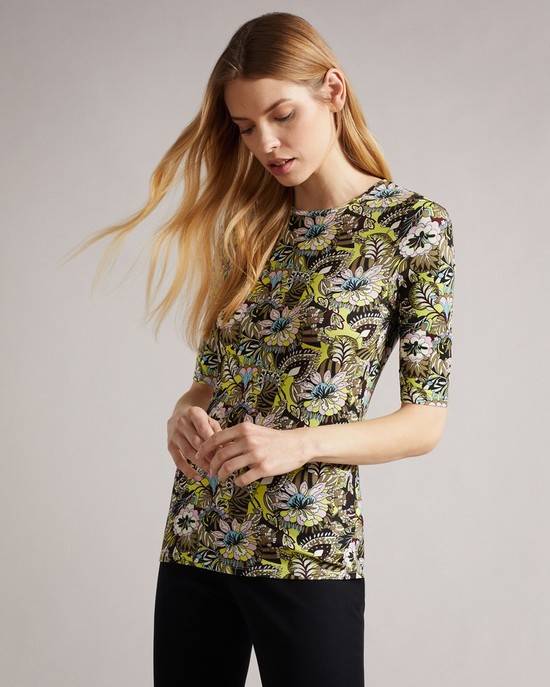 Top Ted Baker Adria Donna Verdi Chiaro | BQLKT9261