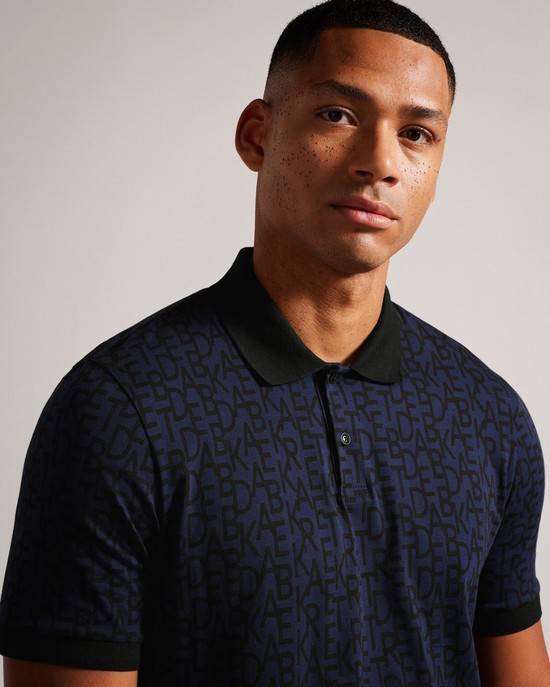 Top Ted Baker Chapar Uomo Blu Marino Blu | ISVRF1946