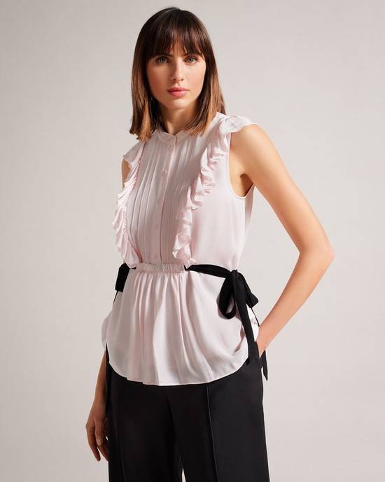Top Ted Baker Evalie Donna Beige Chiaro | PSNMR7215
