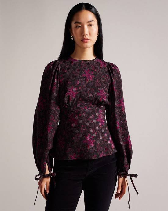 Top Ted Baker Terre Donna Nere | YVCFP3297