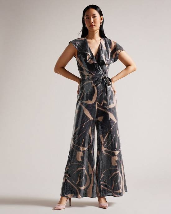 Tuta Ted Baker Edennie Donna Nere | HMXOQ0269