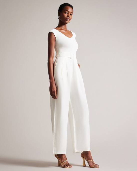 Tuta Ted Baker Tabbiaa Donna Bianche | SQGRK0145