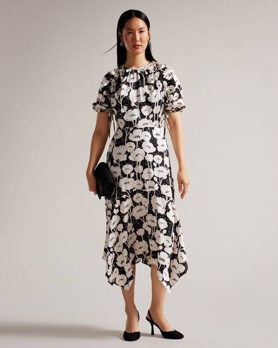 Vestito Ted Baker Abriee Donna Nere | PWFZT5102