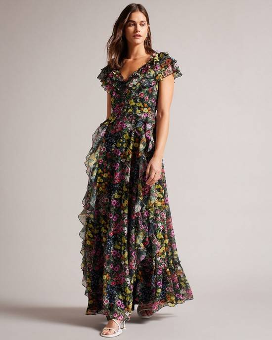 Vestito Ted Baker Adiie Donna Nere | DFNLQ8369