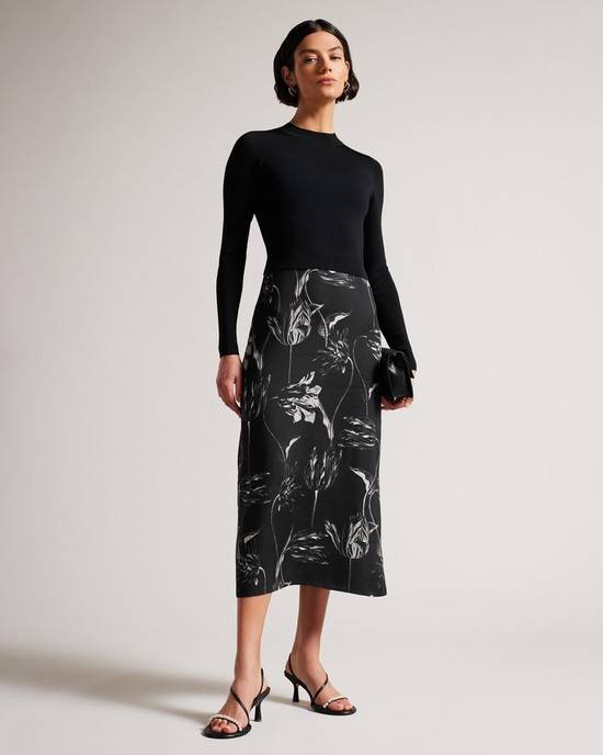 Vestito Ted Baker Alettaa Donna Nere | URNZY7381