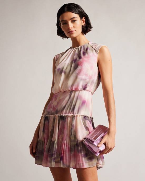 Vestito Ted Baker Amorita Donna Corallo | BUAOQ9584